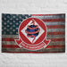 Strike Fighter Squadron 102 (VFA-102) Indoor Wall Flag Tactically Acquired   