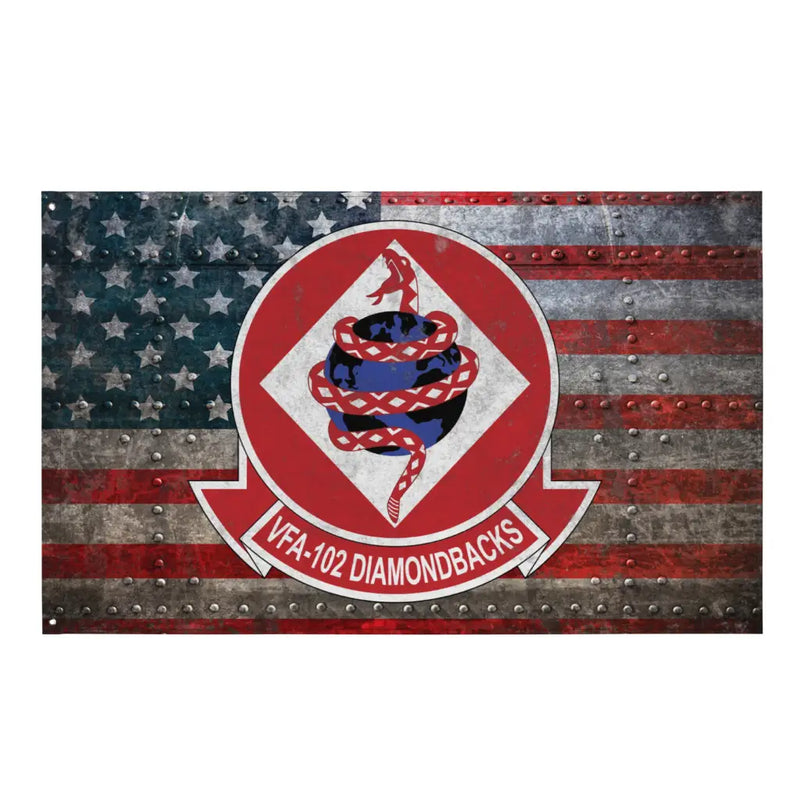 Strike Fighter Squadron 102 (VFA-102) Indoor Wall Flag