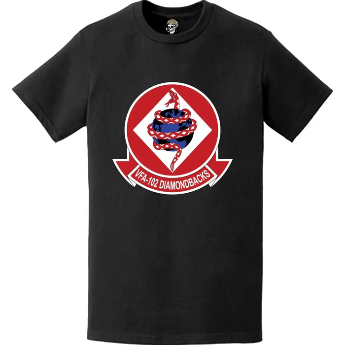 Strike Fighter Squadron 102 (VFA-102) Logo Emblem T-Shirt Tactically Acquired   