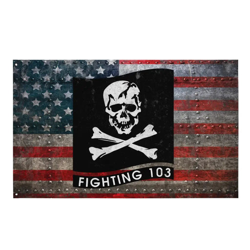 Strike Fighter Squadron 103 (VFA-103) Indoor Wall Flag Tactically Acquired Default Title  