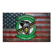Strike Fighter Squadron 105 (VFA-105) Indoor Wall Flag Tactically Acquired Default Title  