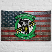 Strike Fighter Squadron 105 (VFA-105) Indoor Wall Flag Tactically Acquired   