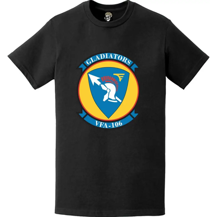 Strike Fighter Squadron 106 (VFA-106) Gladiators Logo Emblem T-Shirt Tactically Acquired   