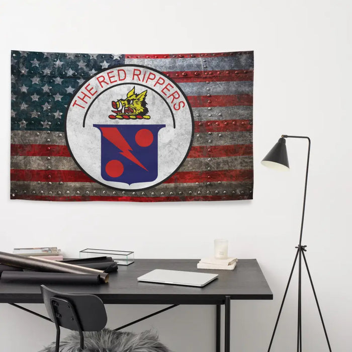 Strike Fighter Squadron 11 (VFA-11) Indoor Wall Flag Tactically Acquired   