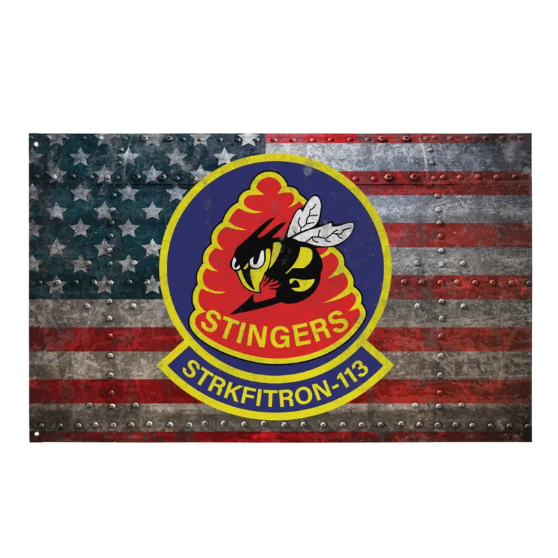 Strike Fighter Squadron 113 (VFA-113) Indoor Wall Flag