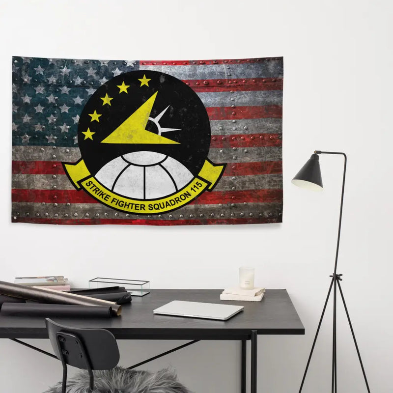 Strike Fighter Squadron 115 (VFA-115) Indoor Wall Flag