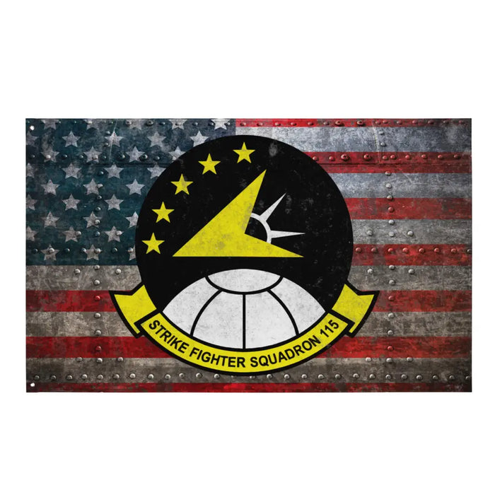 Strike Fighter Squadron 115 (VFA-115) Indoor Wall Flag Tactically Acquired Default Title  