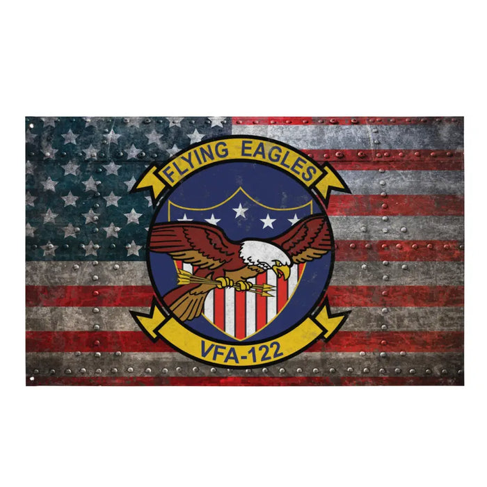 Strike Fighter Squadron 122 (VFA-122) Indoor Wall Flag Tactically Acquired Default Title  