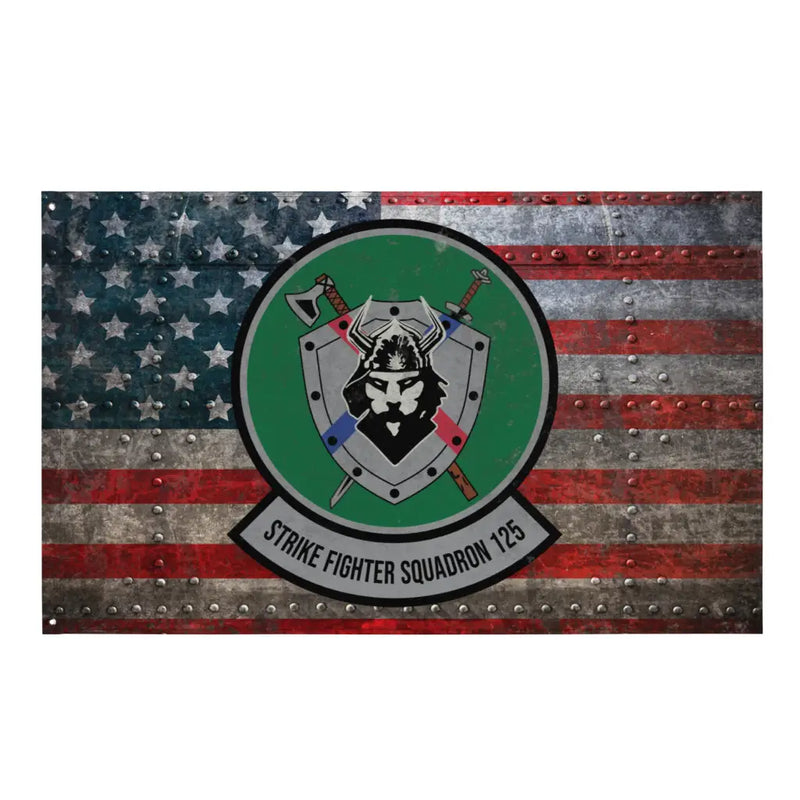Strike Fighter Squadron 125 (VFA-125) Indoor Wall Flag