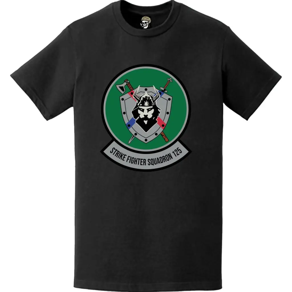 Strike Fighter Squadron 125 (VFA-125) Logo Emblem T-Shirt Tactically Acquired   