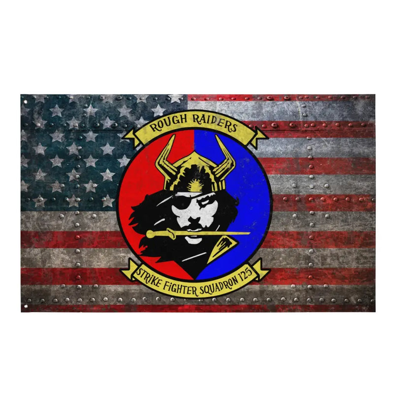 Strike Fighter Squadron 125 (VFA-125) Indoor Wall Flag