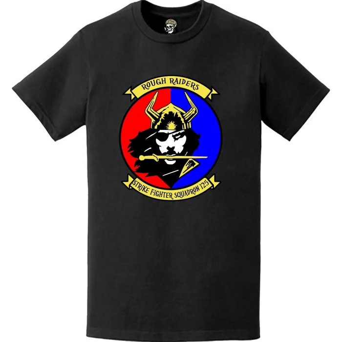 Strike Fighter Squadron 125 (VFA-125) Rough Raiders Logo Emblem T-Shirt Tactically Acquired   