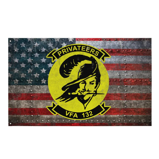 Strike Fighter Squadron 132 (VFA-132) Indoor Wall Flag Tactically Acquired Default Title  