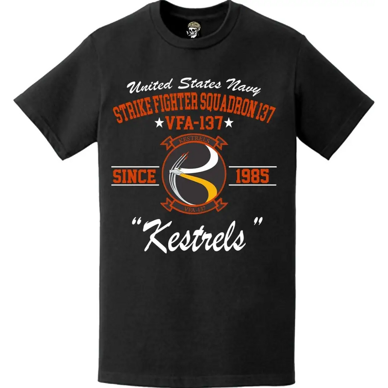 Strike Fighter Squadron 137 (VFA-137) 'Kestrels' Since 1985 T-Shirt