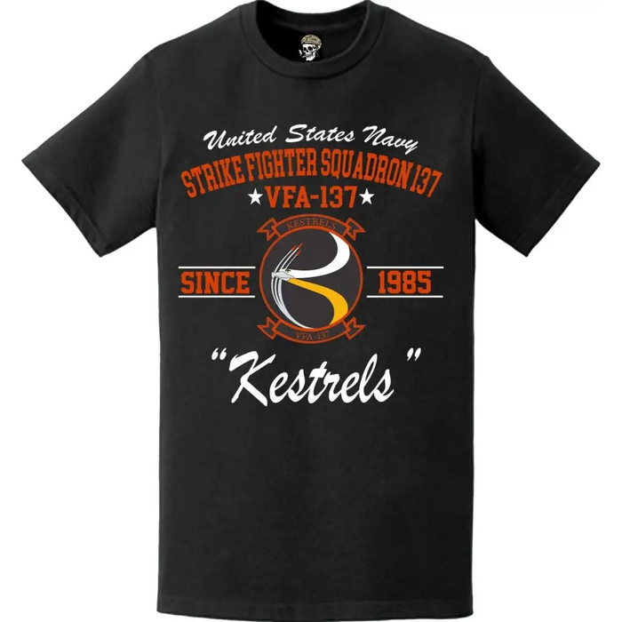 Strike Fighter Squadron 137 (VFA-137) 'Kestrels' Since 1985 T-Shirt Tactically Acquired   