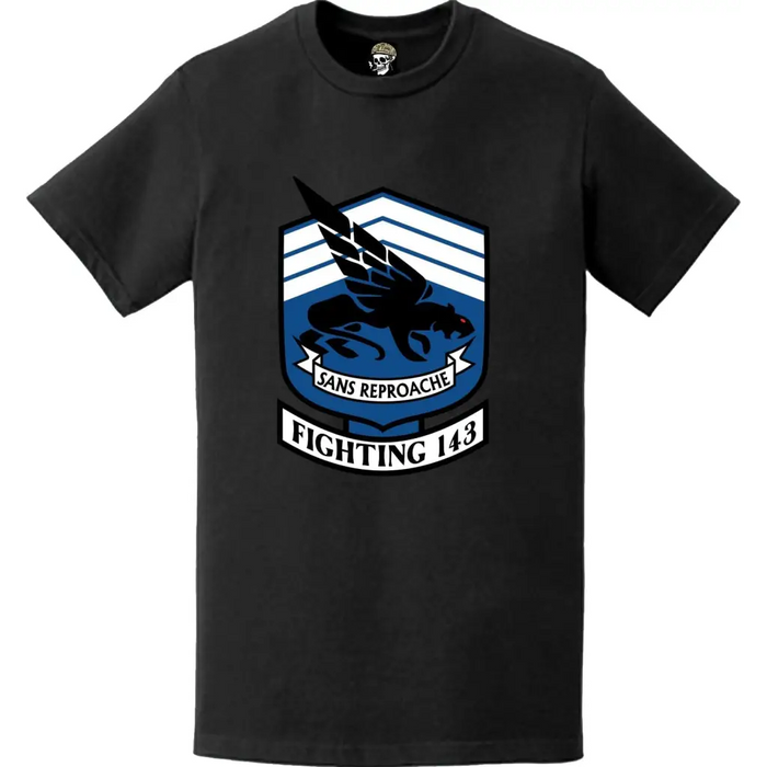 Strike Fighter Squadron 143 (VFA-143) Logo Emblem T-Shirt Tactically Acquired   