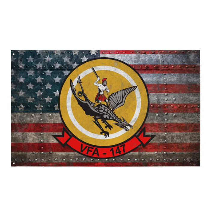 Strike Fighter Squadron 147 (VFA-147) Indoor Wall Flag Tactically Acquired Default Title  