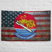 Strike Fighter Squadron 15 (VFA-15) Indoor Wall Flag Tactically Acquired   