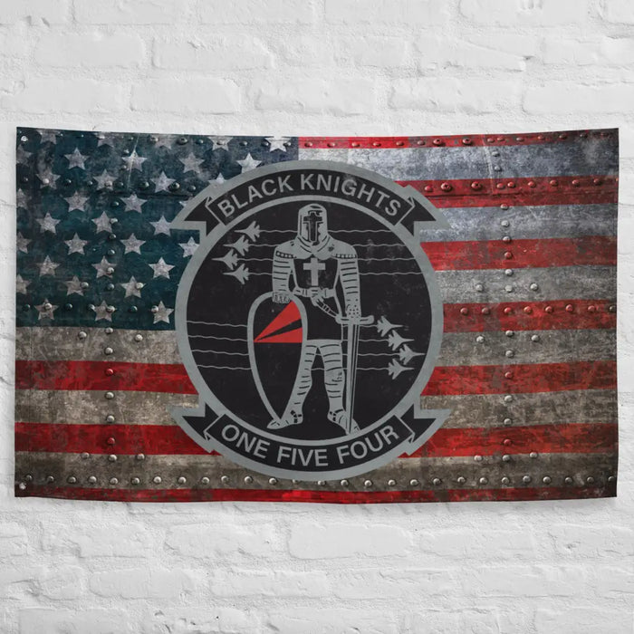 Strike Fighter Squadron 154 (VFA-154) Indoor Wall Flag Tactically Acquired   