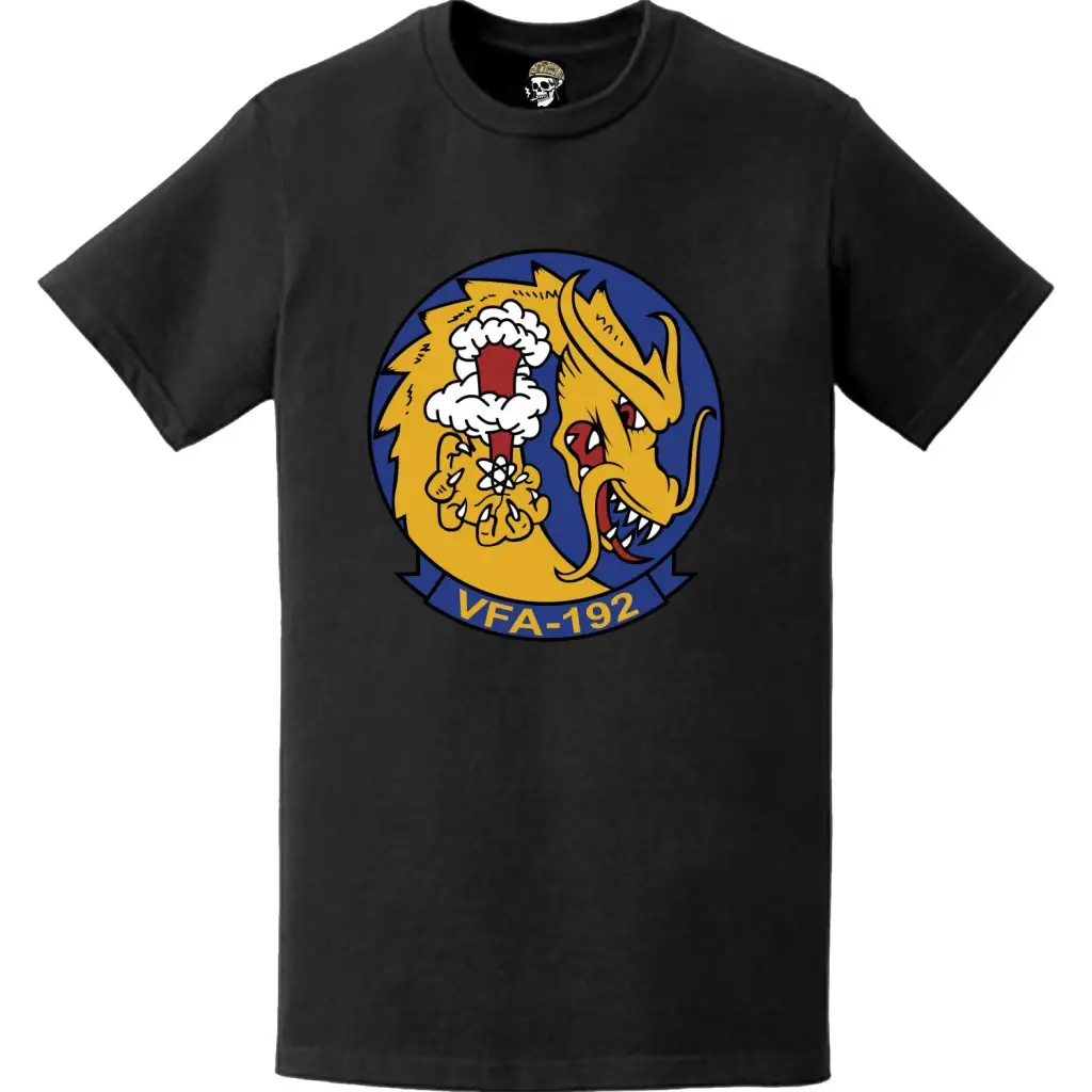 Strike Fighter Squadron 192 (VFA-192) Logo Emblem T-Shirt Tactically Acquired   