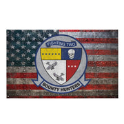 Strike Fighter Squadron 2 (VFA-2) Indoor Wall Flag Tactically Acquired Default Title  