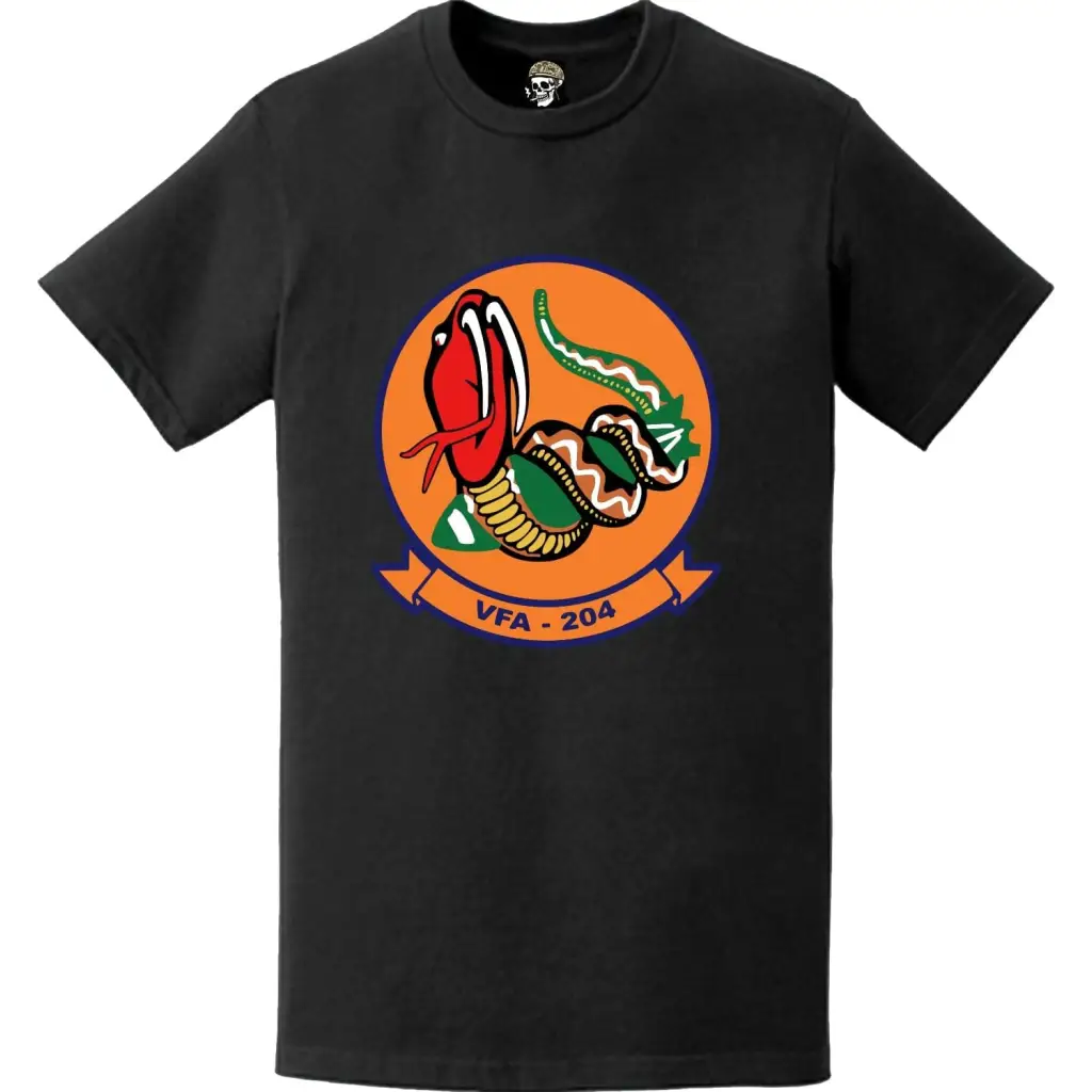 Strike Fighter Squadron 204 (VFA-204) Logo Emblem T-Shirt Tactically Acquired   