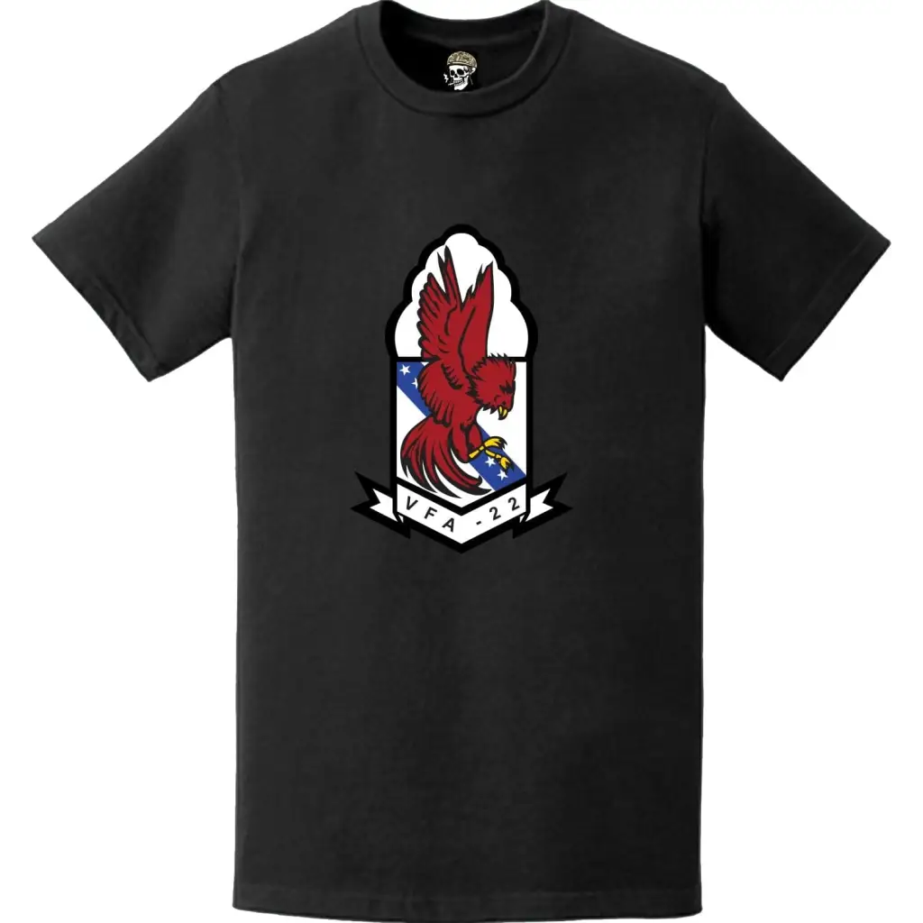 Strike Fighter Squadron 22 (VFA-22) Logo Emblem T-Shirt Tactically Acquired   