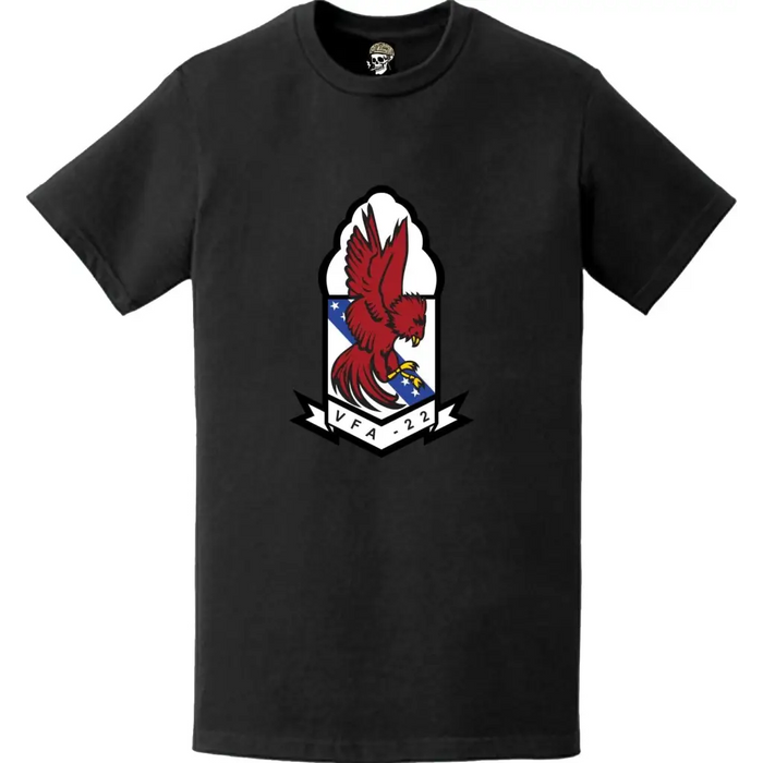 Strike Fighter Squadron 22 (VFA-22) Logo Emblem T-Shirt Tactically Acquired   