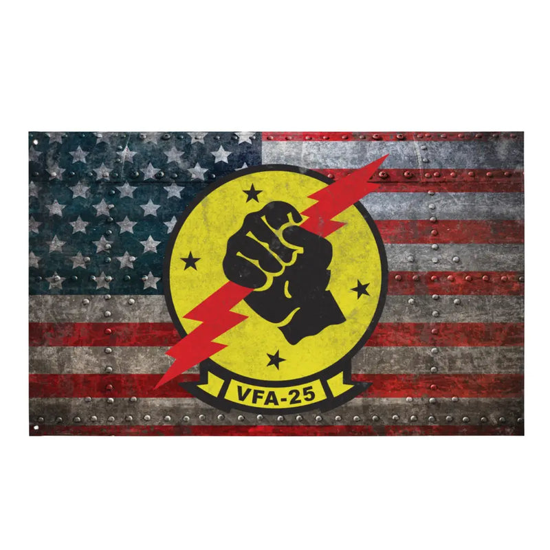 Strike Fighter Squadron 25 (VFA-25) Indoor Wall Flag