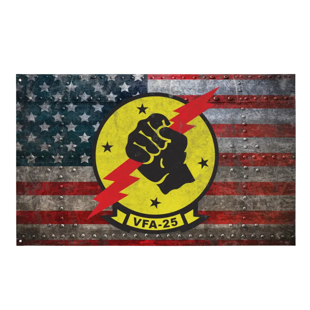 Strike Fighter Squadron 25 (VFA-25) Indoor Wall Flag