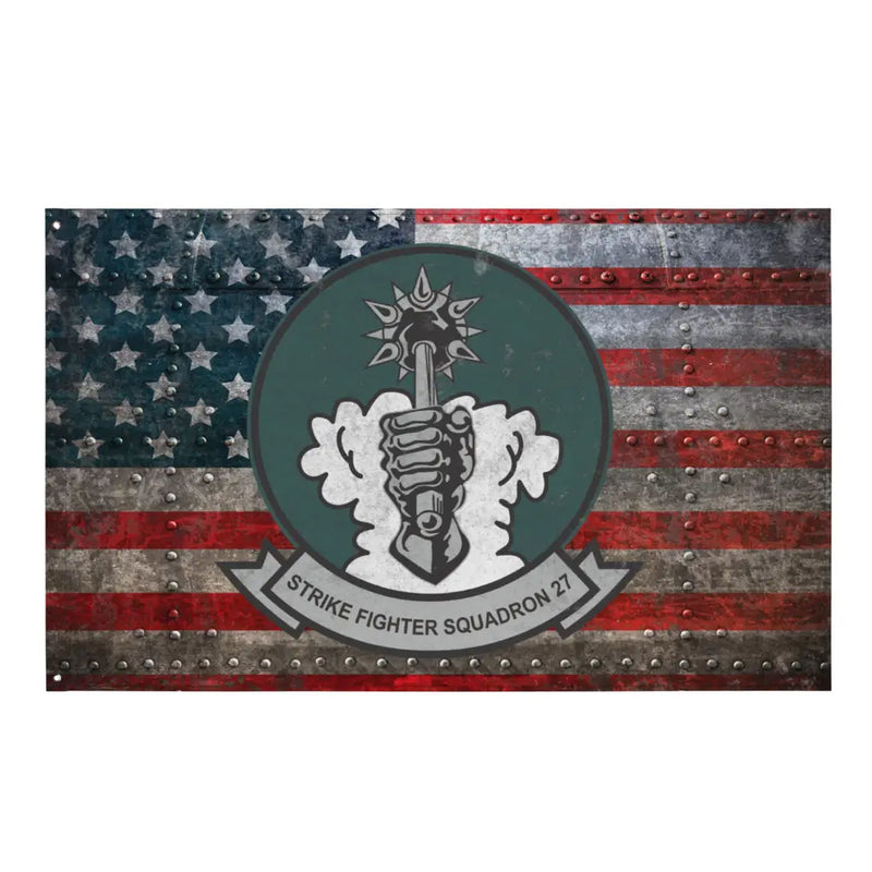 Strike Fighter Squadron 27 (VFA-27) Indoor Wall Flag