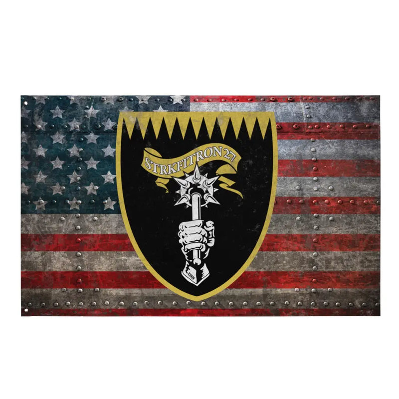 Strike Fighter Squadron 27 (VFA-27) Indoor Wall Flag