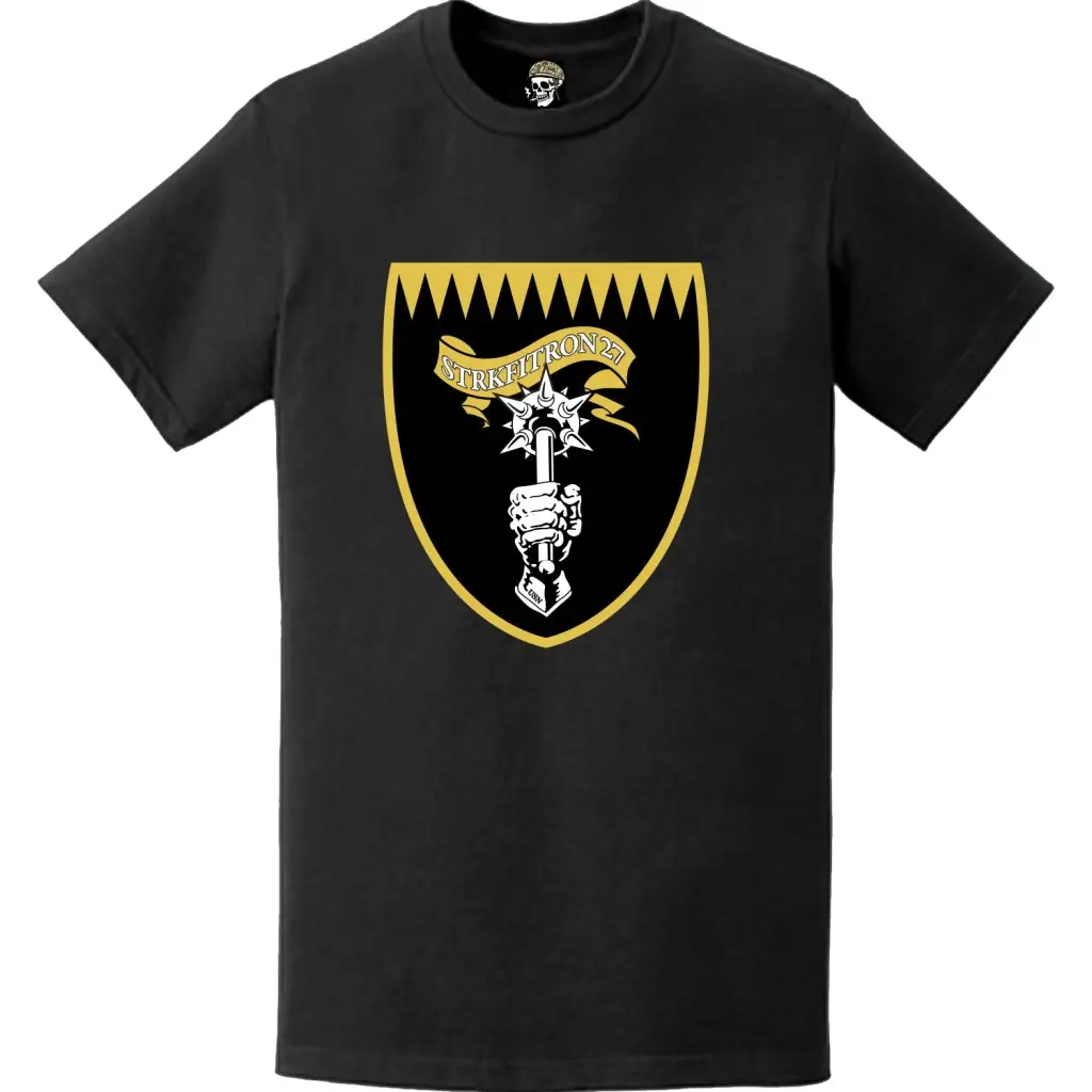 Strike Fighter Squadron 27 (VFA-27) Logo Emblem T-Shirt Tactically Acquired   
