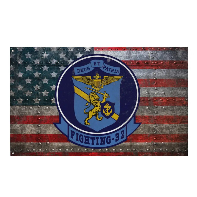 Strike Fighter Squadron 32 (VFA-32) Indoor Wall Flag