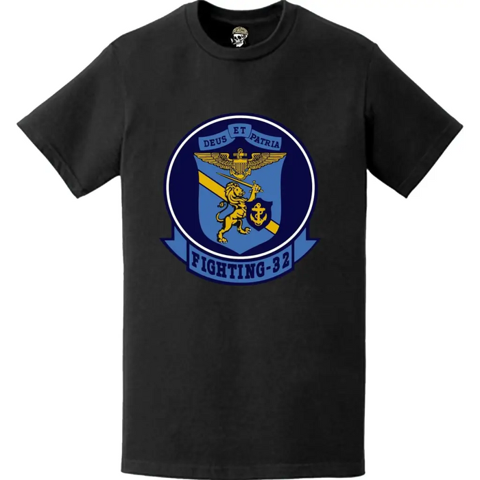 Strike Fighter Squadron 32 (VFA-32) Logo Emblem T-Shirt Tactically Acquired   