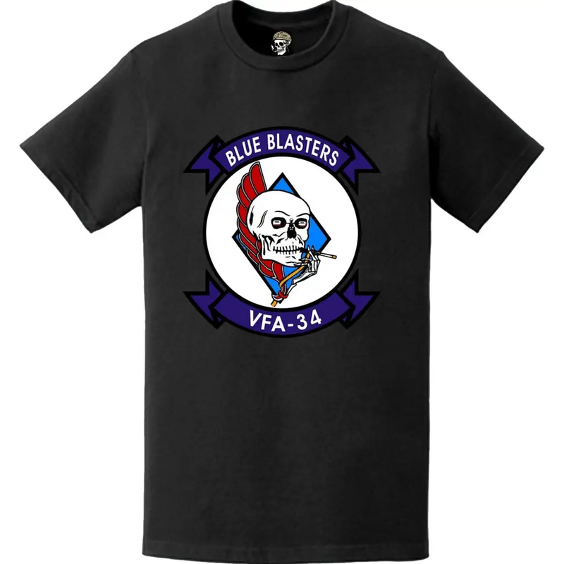 戦闘攻撃飛行隊34 (VFA-34) ロゴエンブレムTシャツ