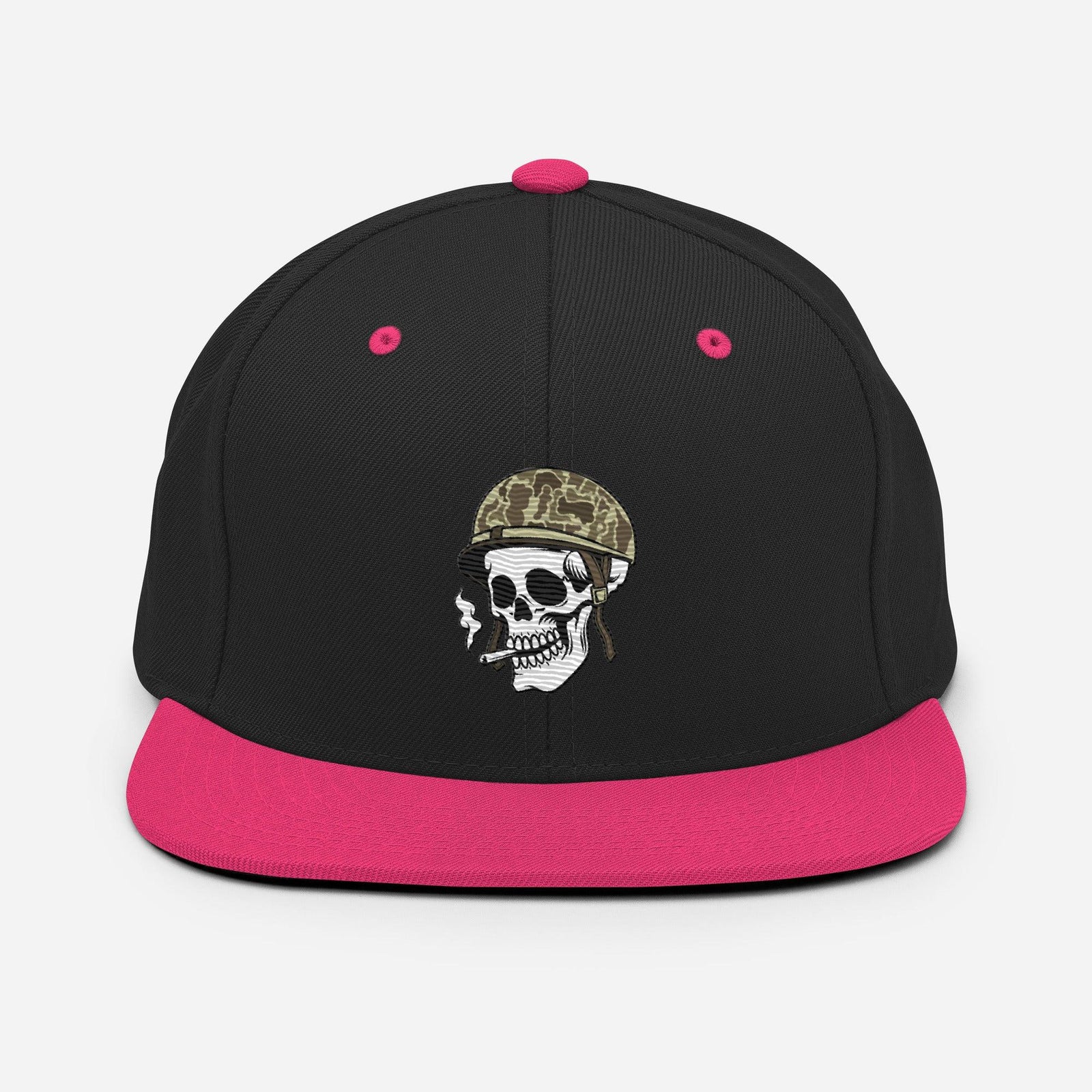 Tactically Acquired Embroidered Store Logo Snapback Hat Tactically Acquired Black/ Neon Pink  