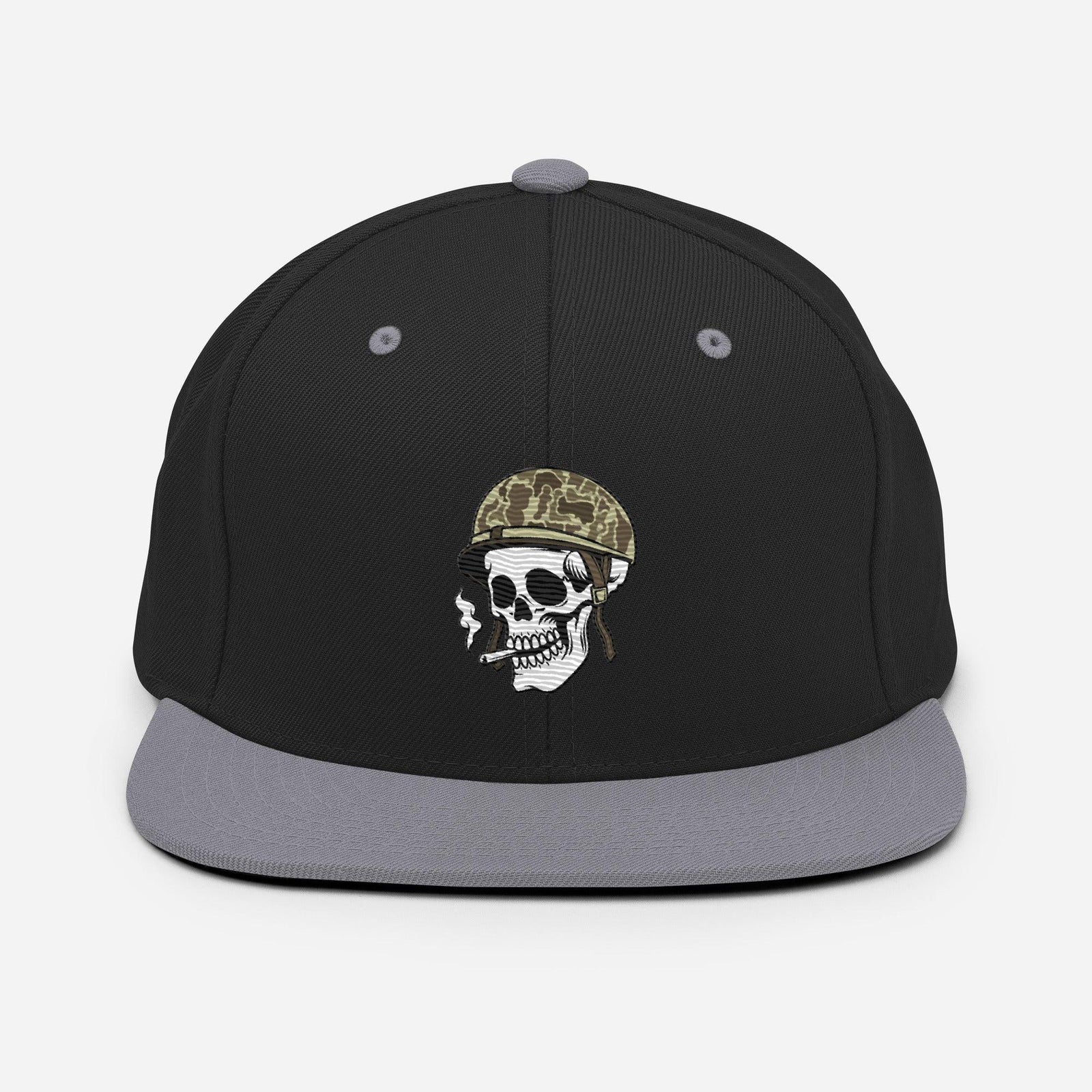 Tactically Acquired Embroidered Store Logo Snapback Hat Tactically Acquired Black/ Silver  