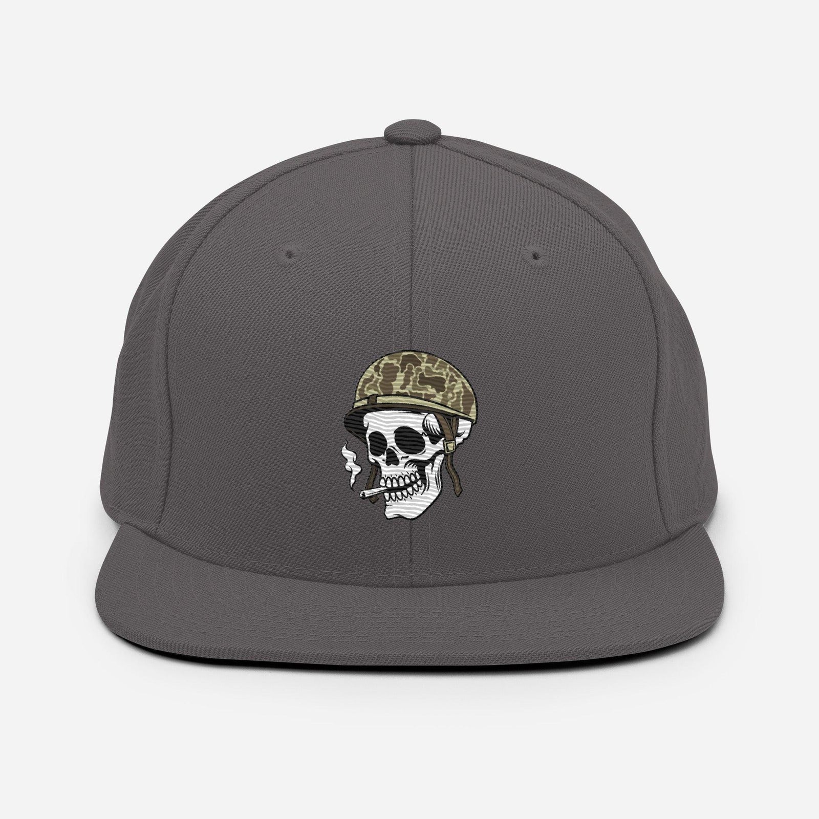 Tactically Acquired Embroidered Store Logo Snapback Hat Tactically Acquired Dark Grey  