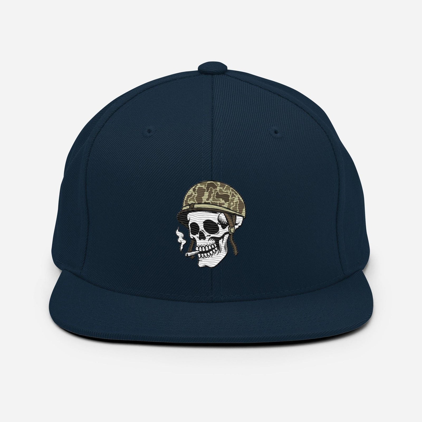 Tactically Acquired Embroidered Store Logo Snapback Hat Tactically Acquired Dark Navy  