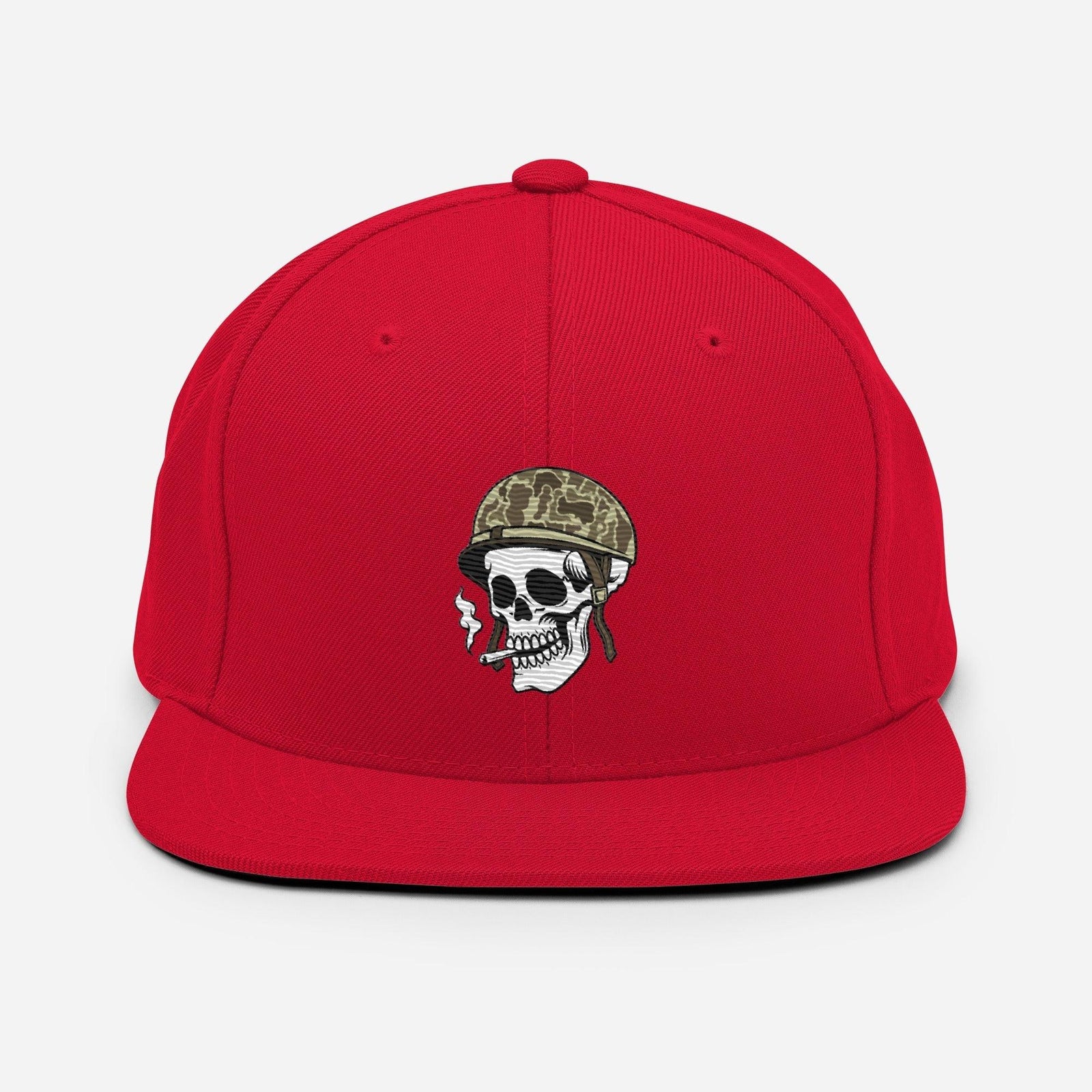 Tactically Acquired Embroidered Store Logo Snapback Hat Tactically Acquired Red  