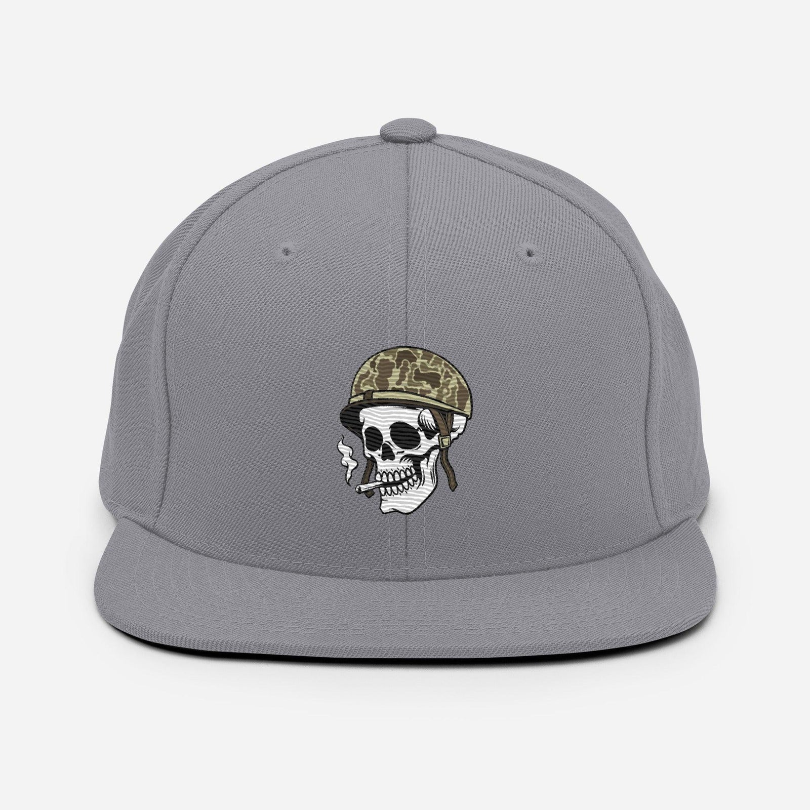 Tactically Acquired Embroidered Store Logo Snapback Hat Tactically Acquired Silver  