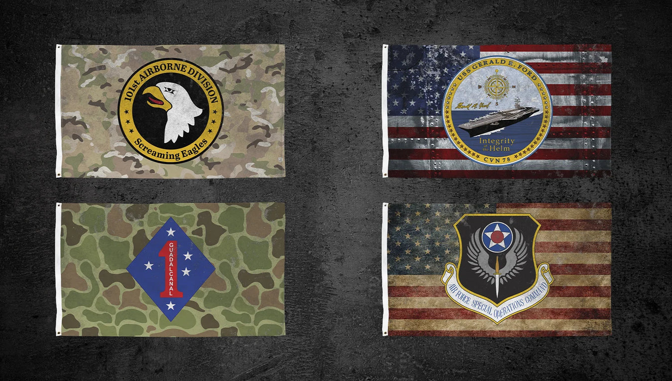 Shop Tactically Acquired Polyester Military Flags