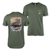 U.S. Army Battle of the Bulge WW2 Skull T-Shirt Tactically Acquired Military Green Small