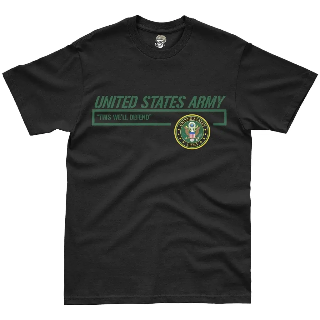 This We'll Defend: A Modern U.S. Army T-Shirt for Patriots Tactically Acquired   