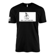 Tin Can Sailors Destroyer Veterans Association Logo T-Shirt - Black