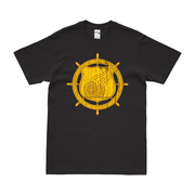 U.S. Army Transportation Corps Emblem T-Shirt Tactically Acquired Black Distressed Small