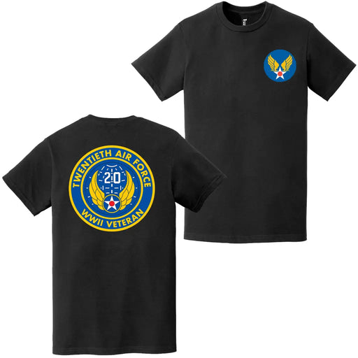Twentieth Air Force USAAF WW2 Veteran Emblem T-Shirt Tactically Acquired   