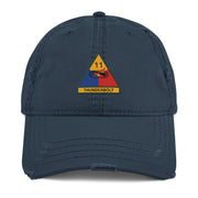U.S. Army 11th Armored Division (11th AD) Embroidered Distressed Dad Hat Tactically Acquired   