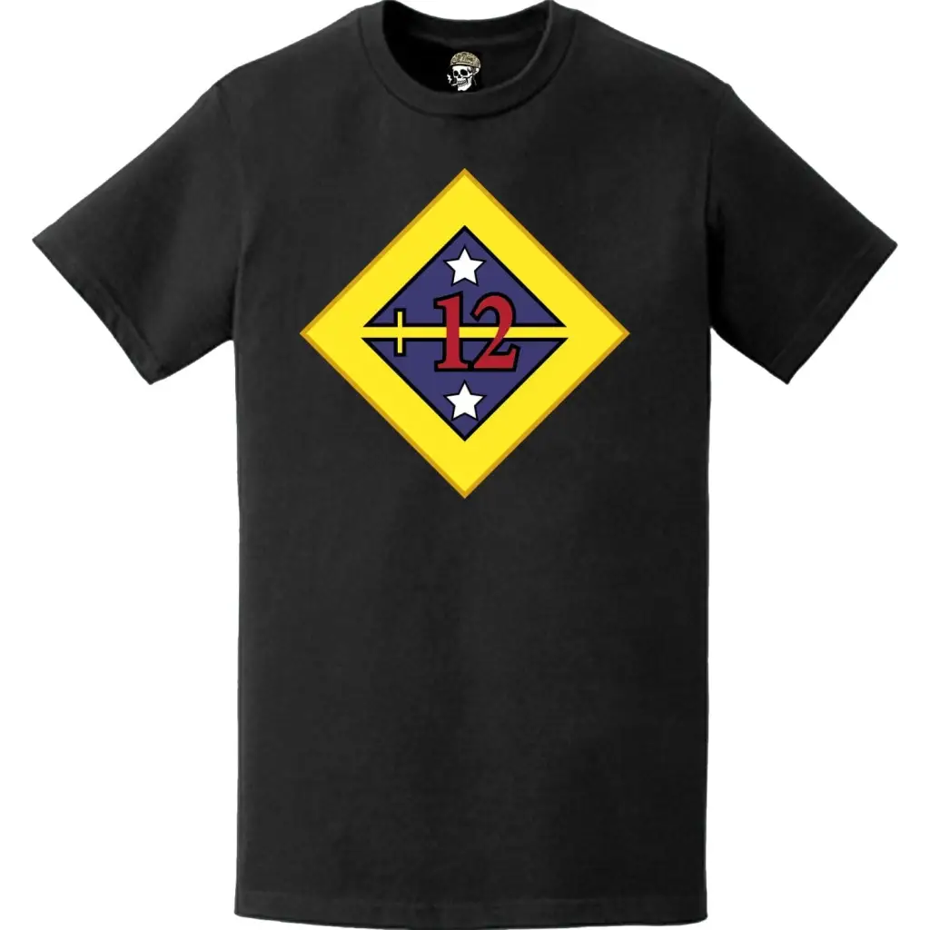 U.S. Army 12th Infantry Division (12th ID) SSI Logo T-Shirt Tactically Acquired   